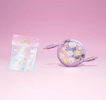 BT21 100W Auto-Retractable Reel Cable – The Journey 90cm