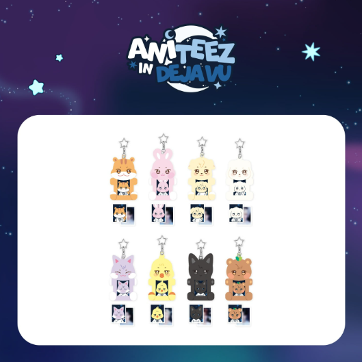 ATEEZ X ANITEEZ POP-UP [ANITEEZ IN DEJA VU] MD - ACRYLIC MAGNETIC ID PHOTO HOLDER