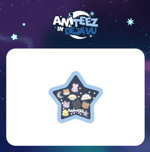 ATEEZ X ANITEEZ POP-UP [ANITEEZ IN DEJA VU] MD - ACRYLIC SHAKER MAGNETIC SMART TOK