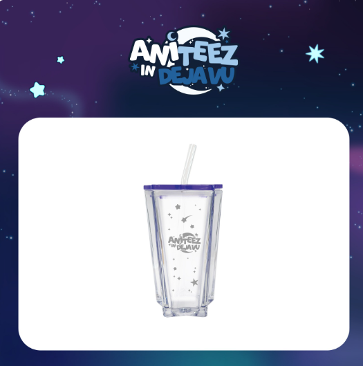 ATEEZ X ANITEEZ POP-UP [ANITEEZ IN DEJA VU] MD - STARLIGHT GLASS TUMBLER