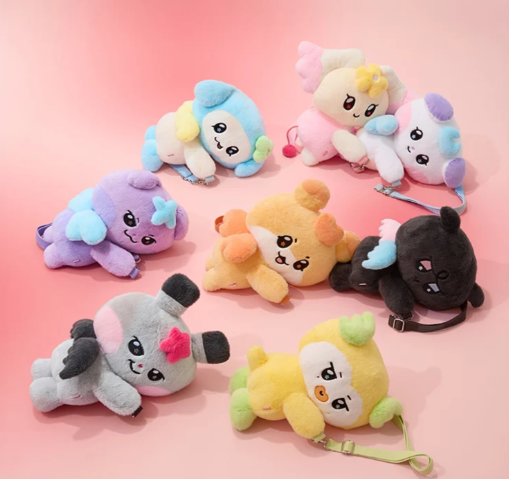 ATEEZ MIGHTEEZ ROCK THE STAGE - HUG ME PLUSH DOLL CROSSBODY BAG