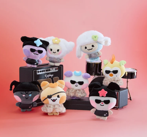 ATEEZ MIGHTEEZ ROCK THE STAGE - POP STAR PLUSH KEYRING