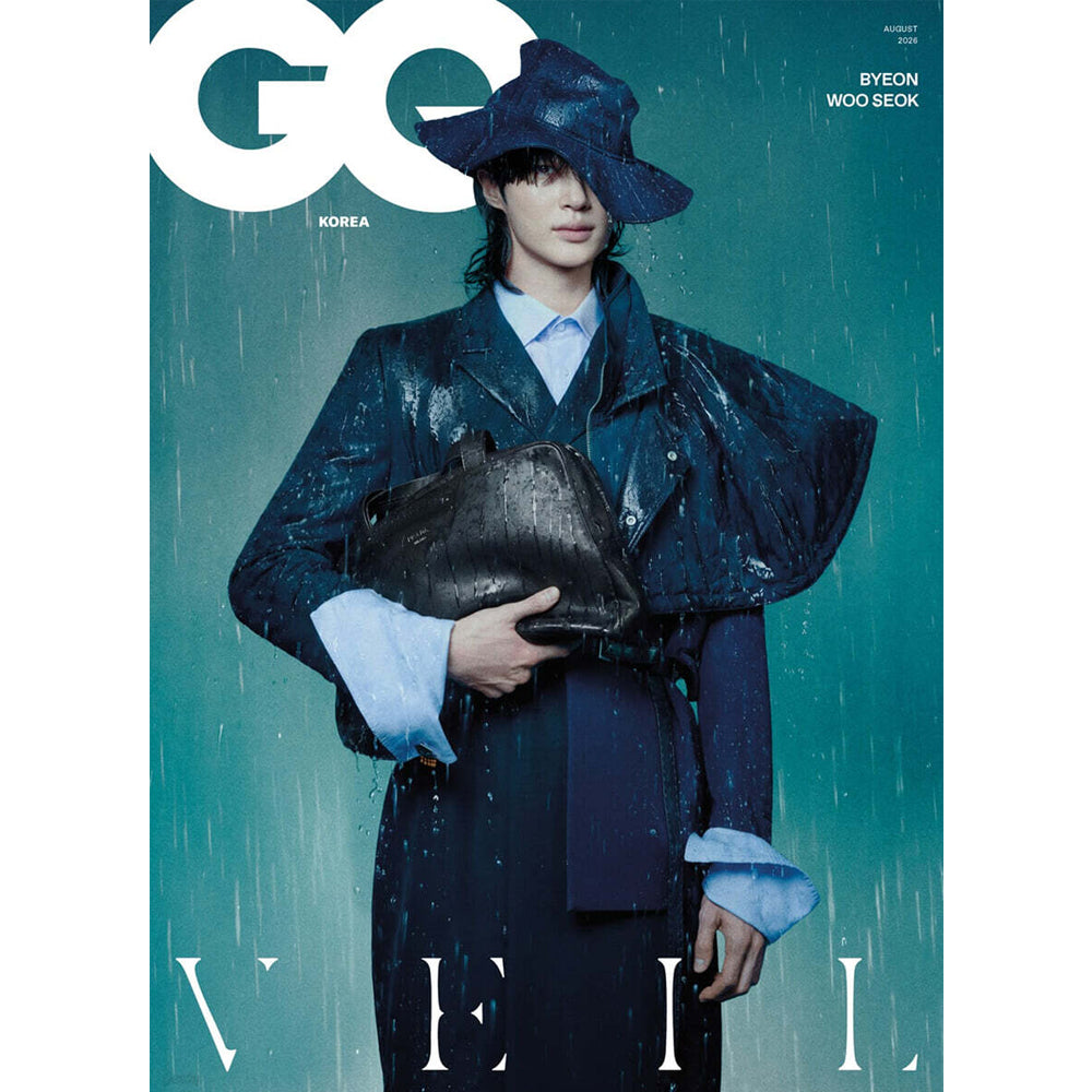 BYEON WOO SEOK - GQ MAGAZINE 2026 AUGUST ISSUE COVER SET (4Type)