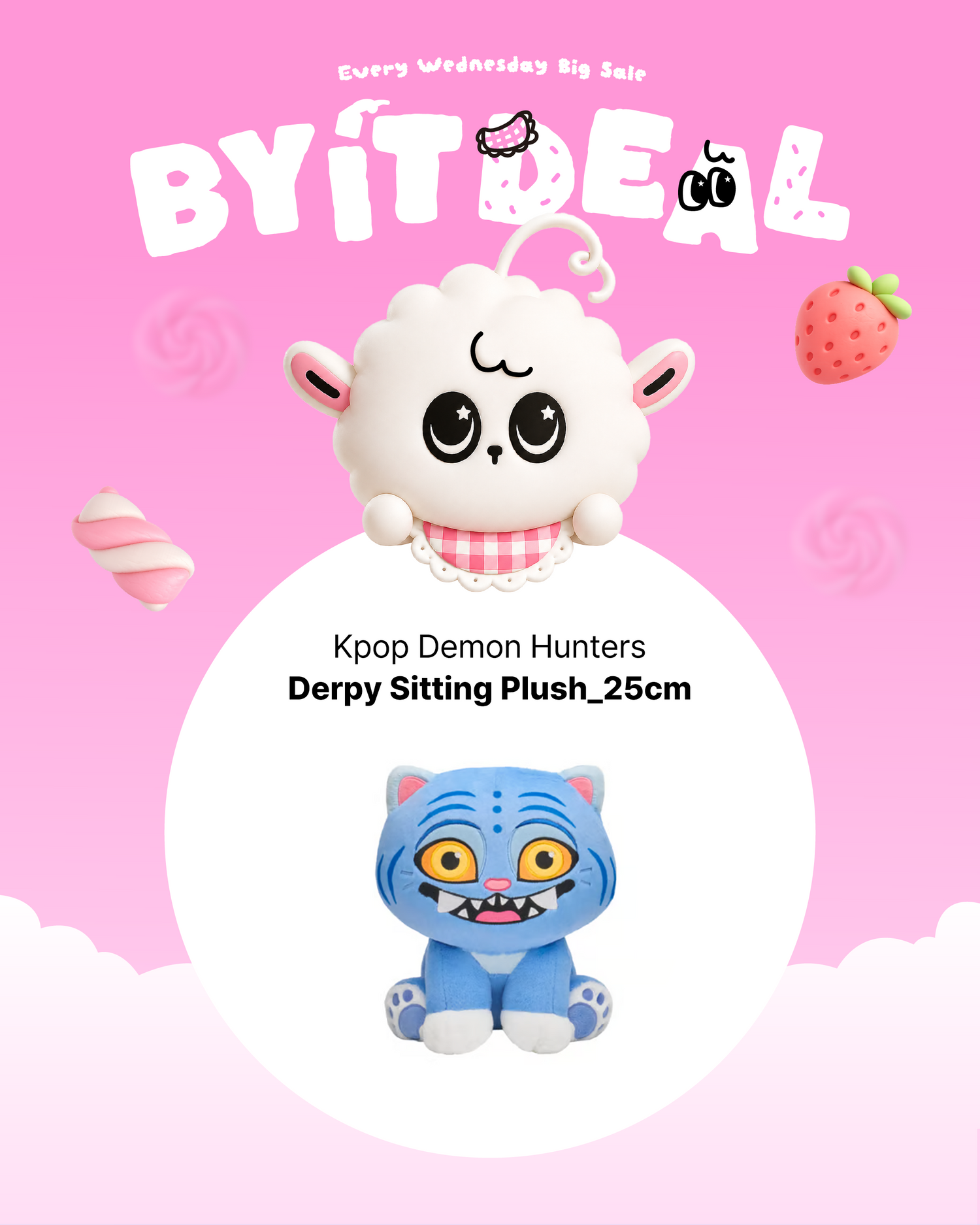 BYIT DEAL - Derpy Sitting Plush_25cm