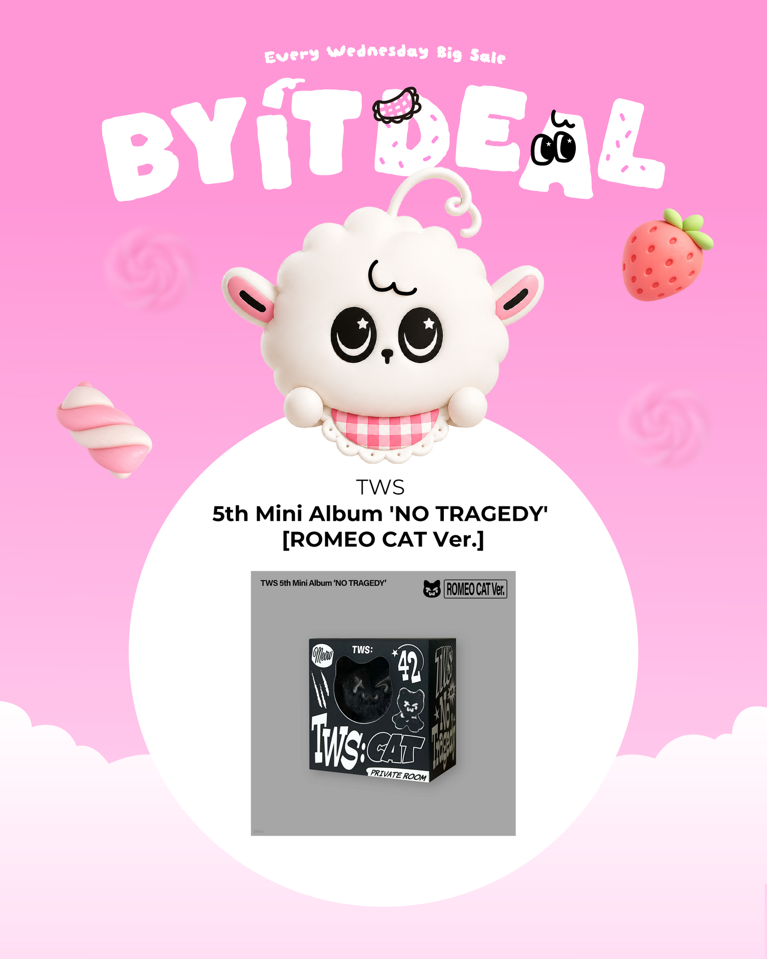 BYIT DEAL - TWS 5th Mini Album 'NO TRAGEDY' [ROMEO CAT Ver.]