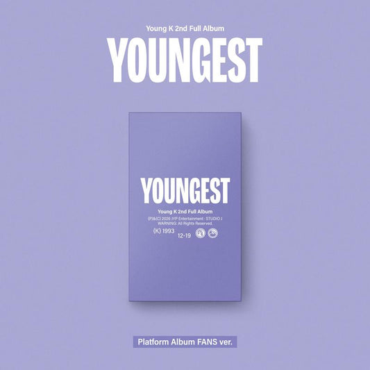 DAY6 - YOUNG K 2nd Full Album YOUNGEST (Platform Album FANS ver.)