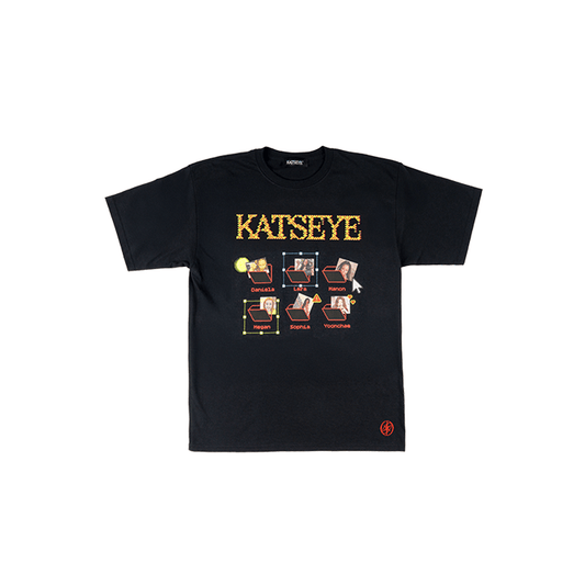 KATSEYE [Internet Girl] - S/S T-shirts (Black)