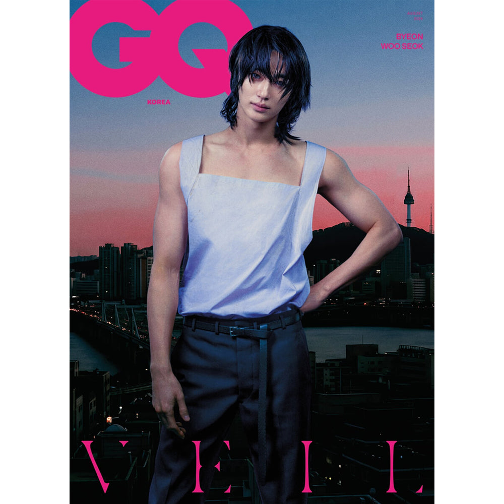 BYEON WOO SEOK - GQ MAGAZINE 2026 AUGUST ISSUE COVER SET (4Type)