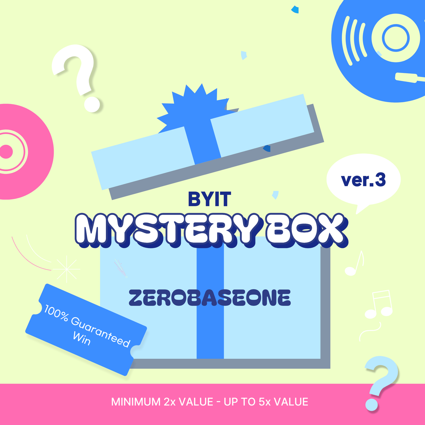 BYIT K-POP : Mystery Lucky Box ver.3🍀(ZEROBASEONE ● ZB1)