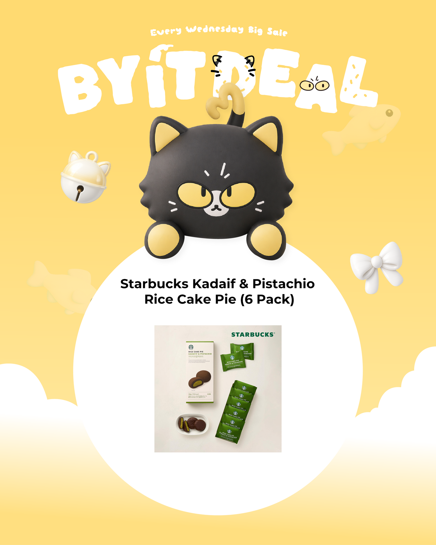 BYIT DEAL - Starbucks Kadaif & Pistachio Rice Cake Pie (6 Pack)