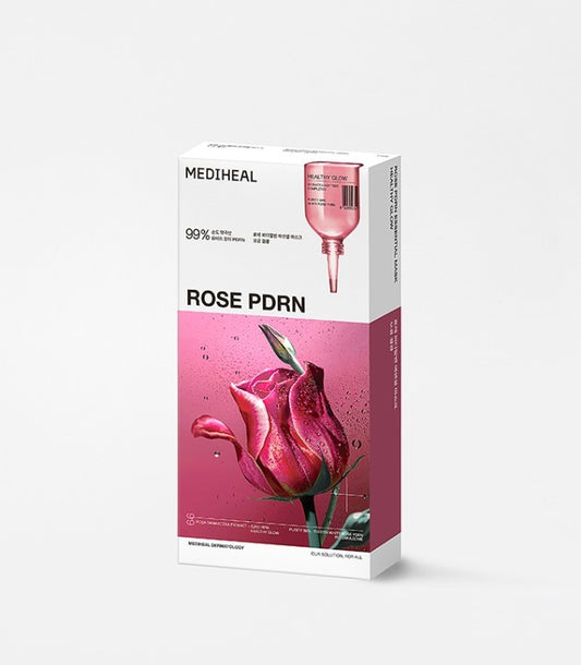 MEDIHEAL British White Rose PDRN Essential Mask Sheet Bio Emulsome 10ea Set