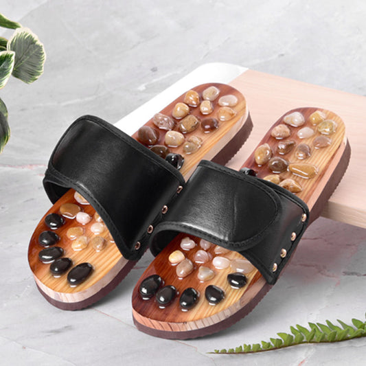 Acupressure Pebble Massage Slippers for Foot Pain Relief & Circulation [BTS JIN Wear]