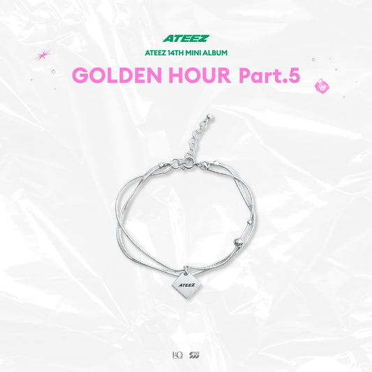 ATEEZ POP-UP STORE [GOLDEN HOUR : Part.5] MD - 925 SILVER BRACELET
