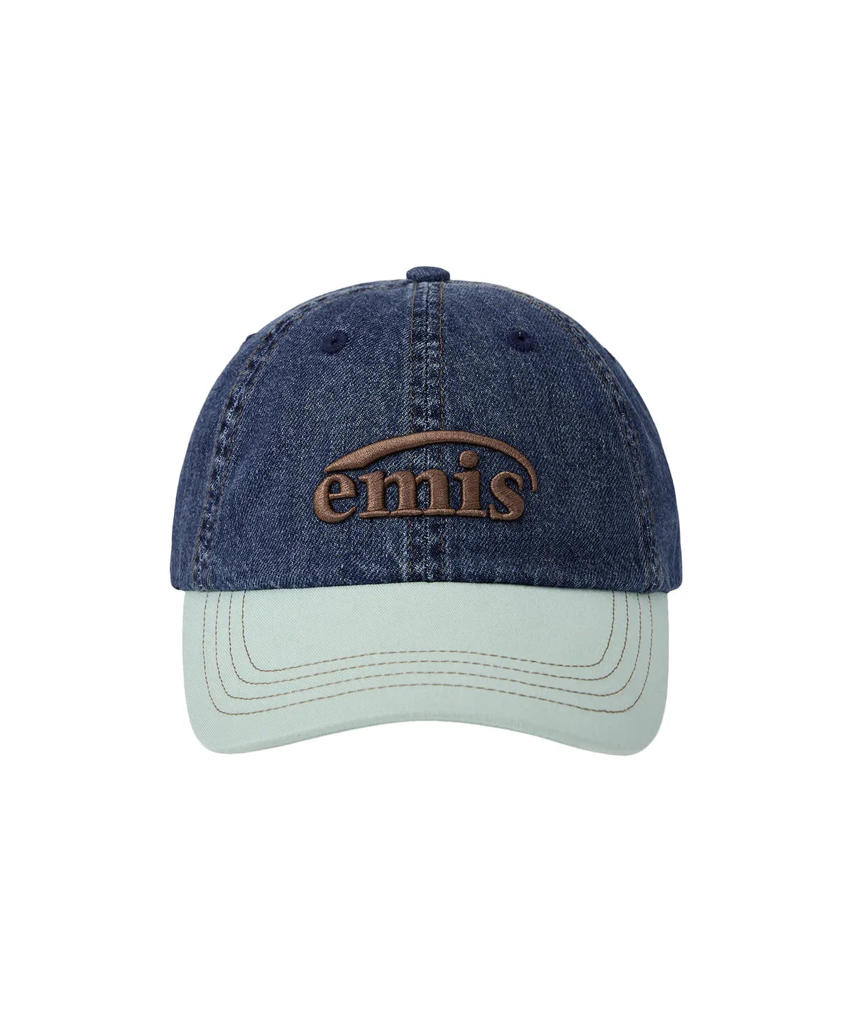 emis - Washed Denim Ball Cap-Blue/Navy [BTS JIN Wear]