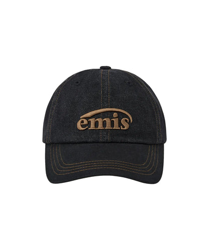 emis - Washed Denim Ball Cap-Blue/Navy [BTS JIN Wear]