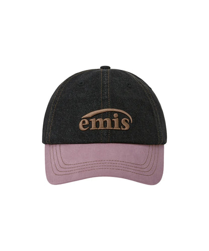 emis - Washed Denim Ball Cap-Blue/Navy [BTS JIN Wear]