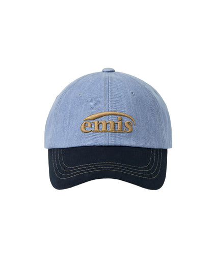 emis - Washed Denim Ball Cap-Blue/Navy [BTS JIN Wear]