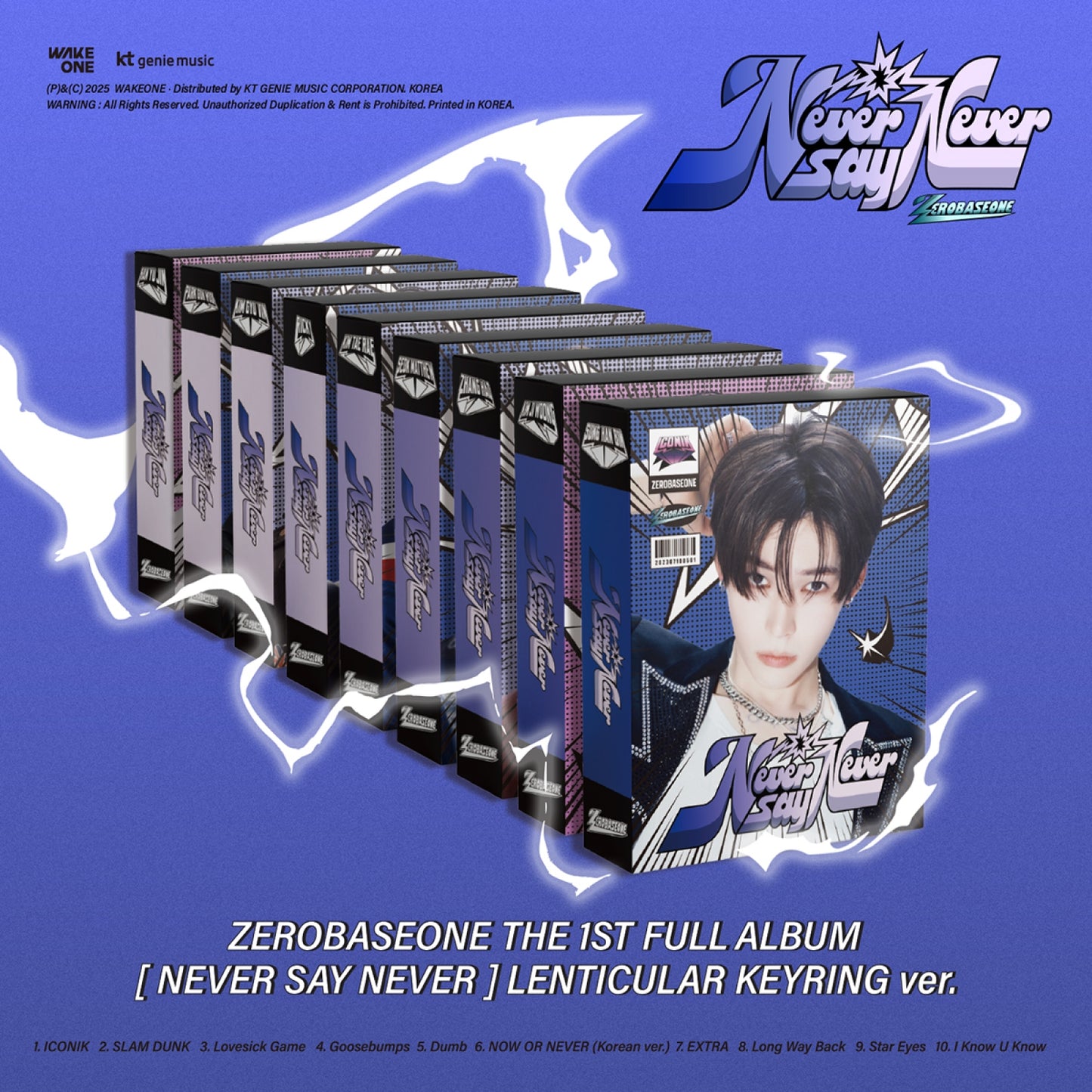 ZEROBASEONE - Never Say Never / 1ST FULL ALBUM (KEYRING Ver.)