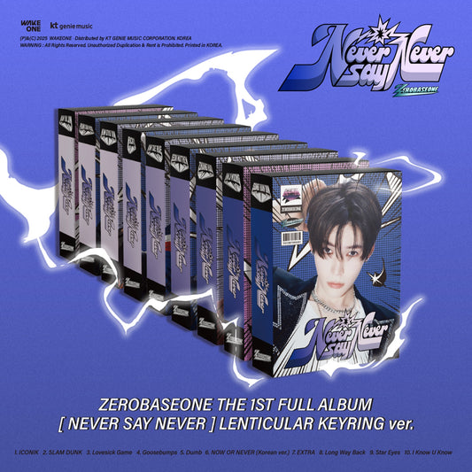 ZEROBASEONE - Never Say Never / 1ST FULL ALBUM (KEYRING Ver.)