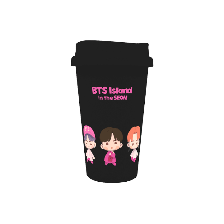 BTS [In the SEOM] Reusable Tumbler (Black) (Boy With Luv Ver.)