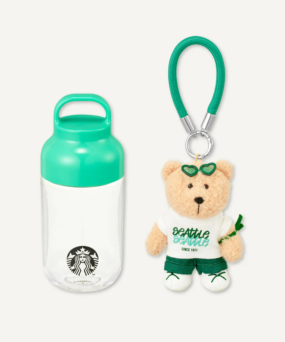 Starbucks Festival Bottle Bearista Keychain