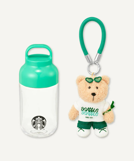 Starbucks Active Learning Bottle Bearista Keychain
