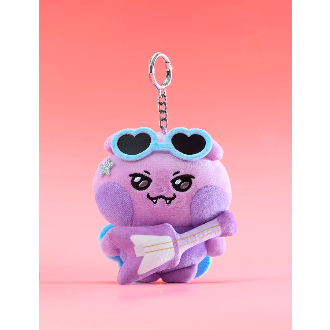 ATEEZ MIGHTEEZ ROCK THE STAGE - ROCK STAR PLUSH KEYRING