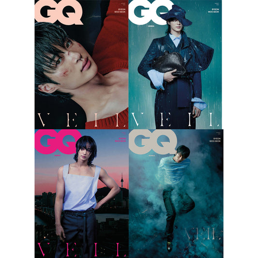 BYEON WOO SEOK - GQ MAGAZINE 2026 AUGUST ISSUE COVER SET (4Type)