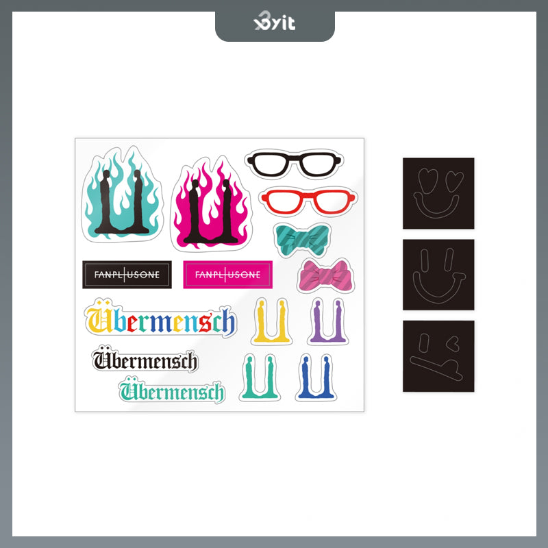 G-DRAGON 2025 WORLD TOUR IN KOREA - 05 LIGHT STICK DECO STICKER SET