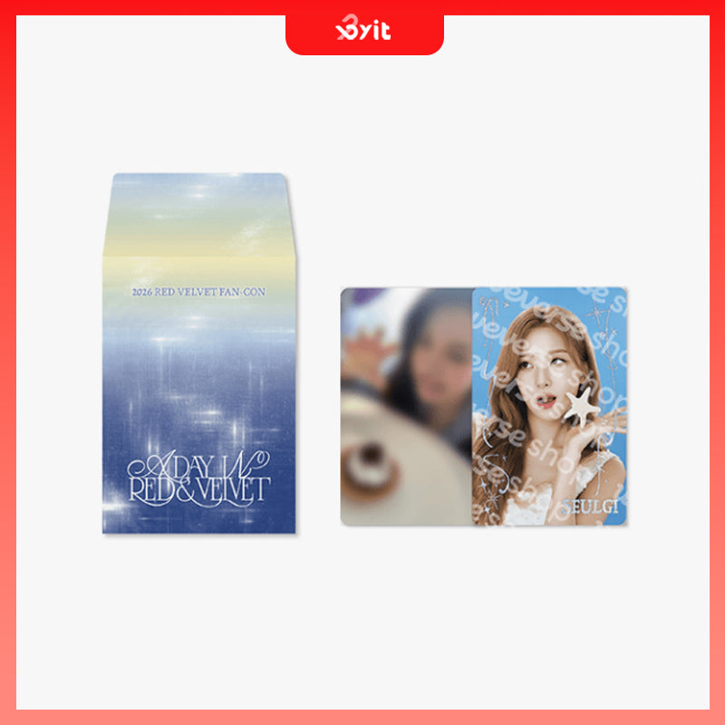RED VELVET FAN-CON <A Day in Red & Velvet> Official MD RANDOM TRADING CARD