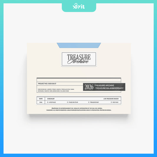 [TREASURE ARCHIVE] MESSAGE CARD SET