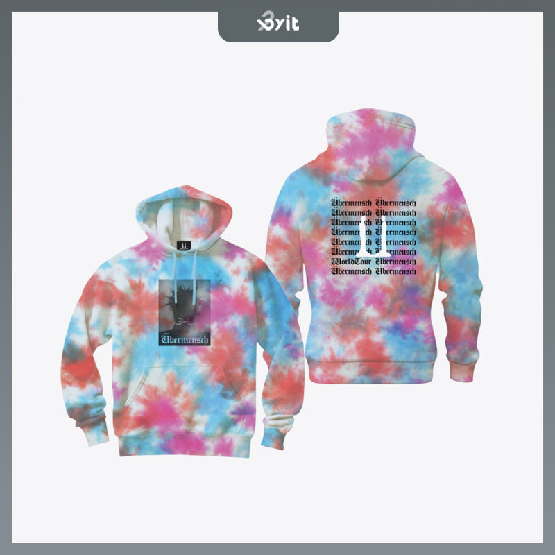 G-DRAGON 2025 WORLD TOUR IN SEOUL ENCORE-18 HOODIE TIE-DYE MULTI VER.