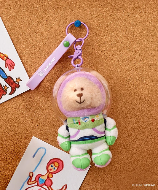 Starbucks x Toy Story 5 MD Buzz Bearista Keychain Purple