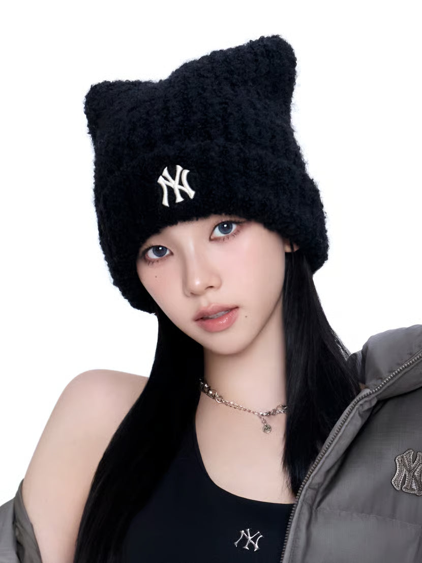 MLB Plush Meow Beanie (6 type) (KARINA Wear)