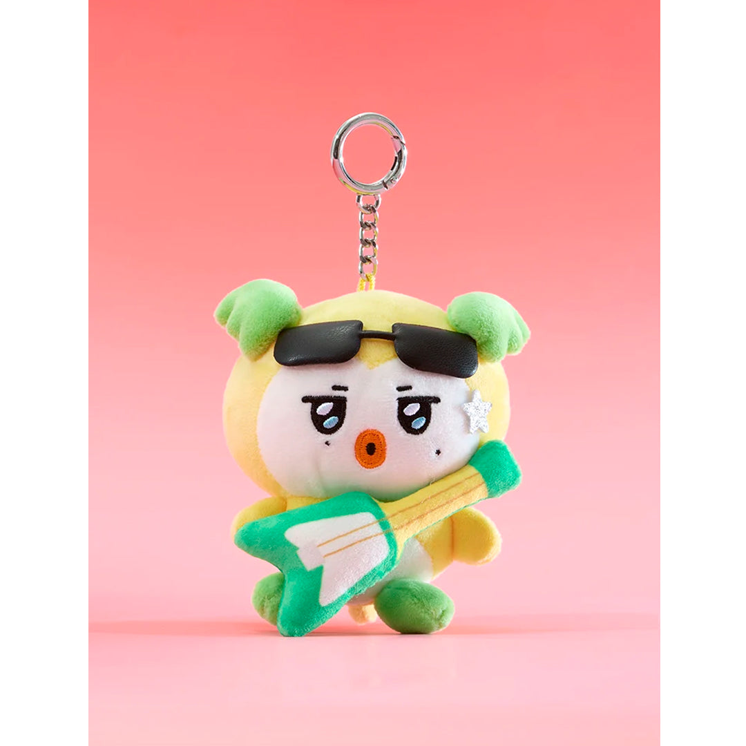 ATEEZ MIGHTEEZ ROCK THE STAGE - ROCK STAR PLUSH KEYRING