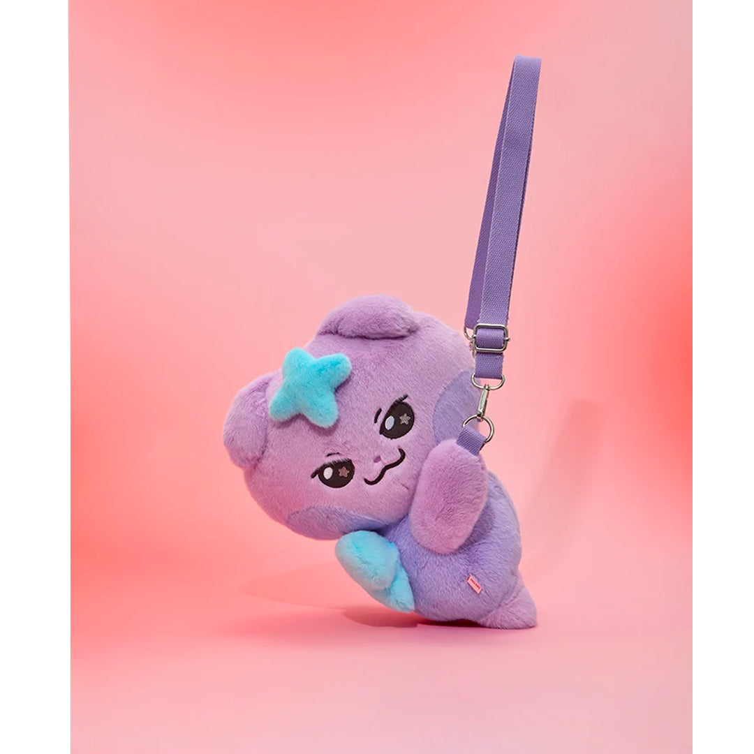 ATEEZ MIGHTEEZ ROCK THE STAGE - HUG ME PLUSH DOLL CROSSBODY BAG