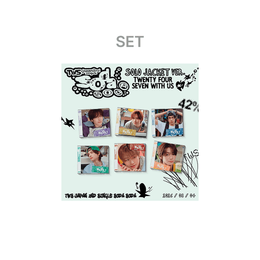 TWS Japan 2nd Single「SODA SODA」Solo Jacket 6 SET