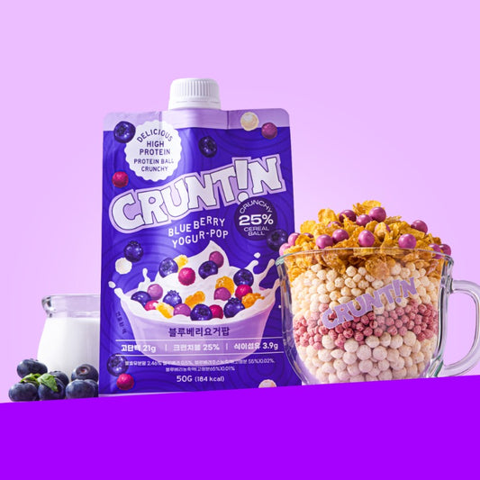 CRUNTIN Protein Shake Blueberry Yogurt Pop (5 Pack)