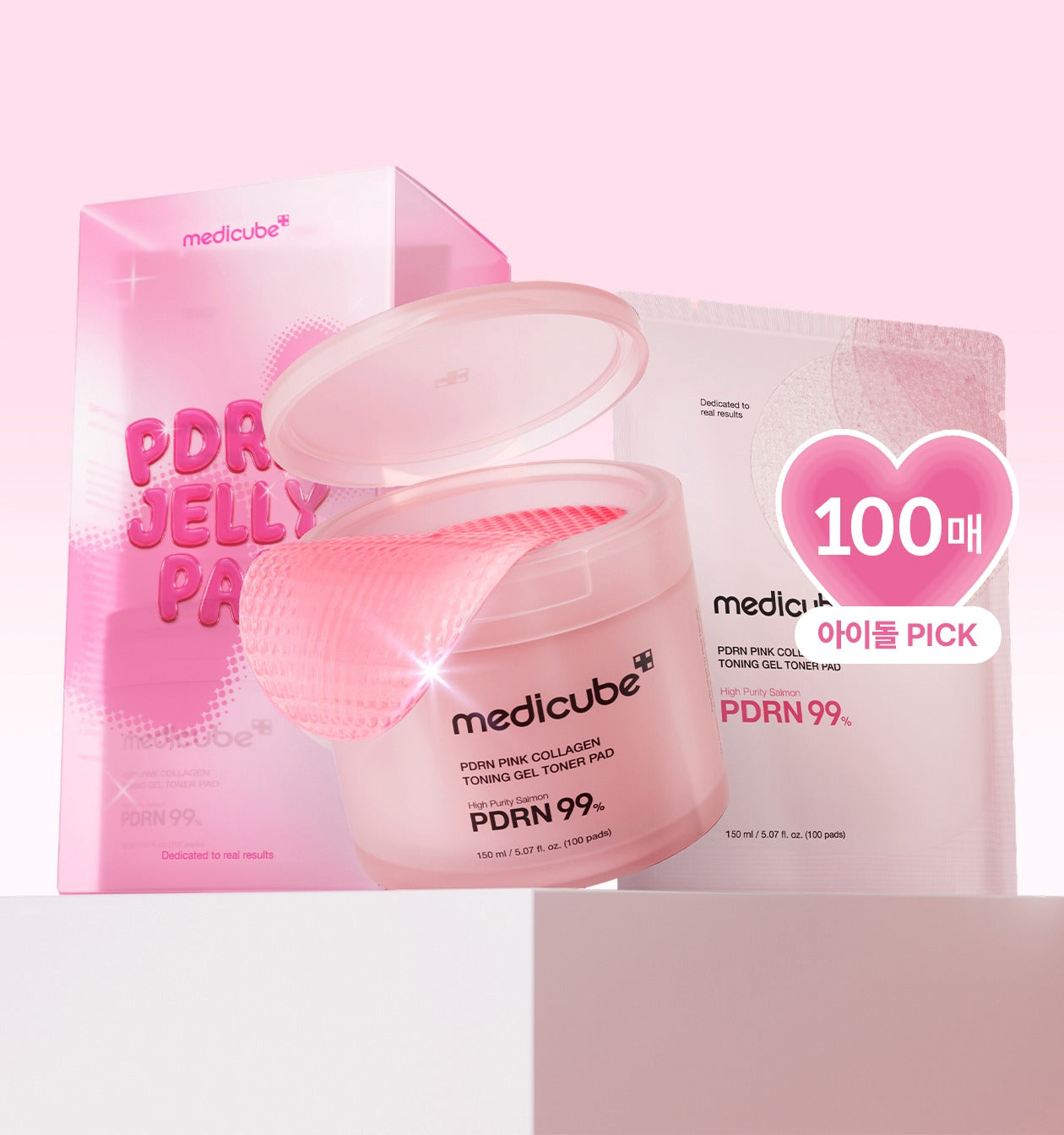 MEDICUBE PDRN Gel Pad 100 Sheets Set