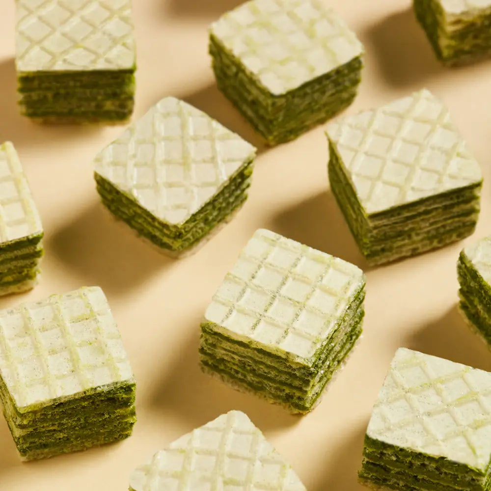 Osulloc Premium Green Tea Wafers Cube 100g