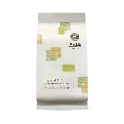 Osulloc Premium Green Tea Wafers Cube 100g