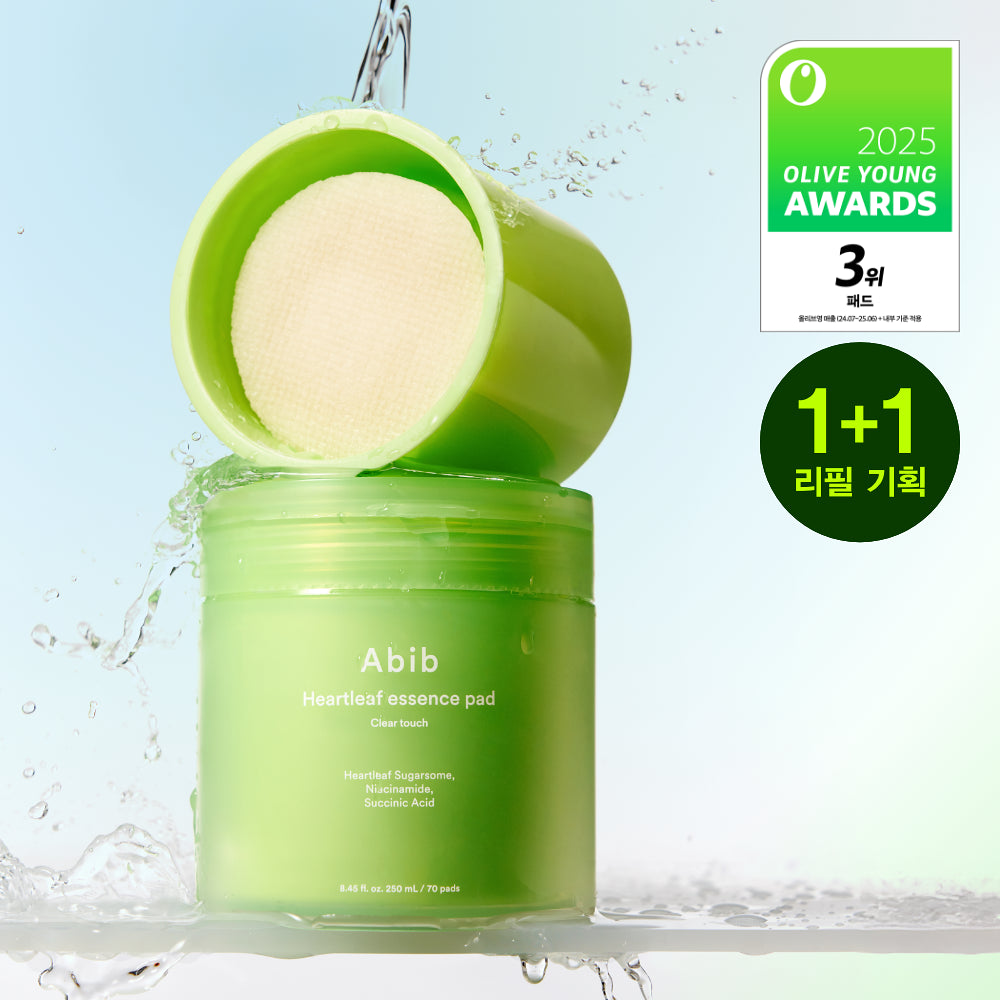 Abib Heartleaf Essence Pad Clear Touch 70P Refill Set
