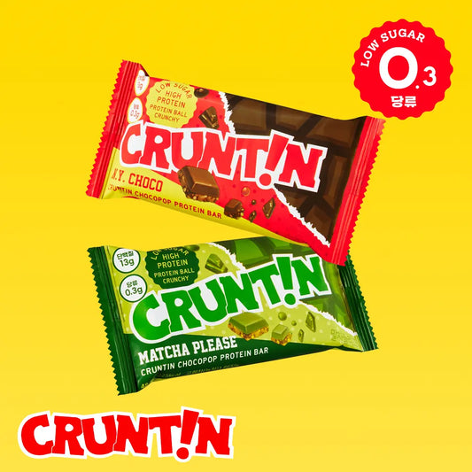 CRUNTIN Chocopop Protein Bar 48.5g (2 type)