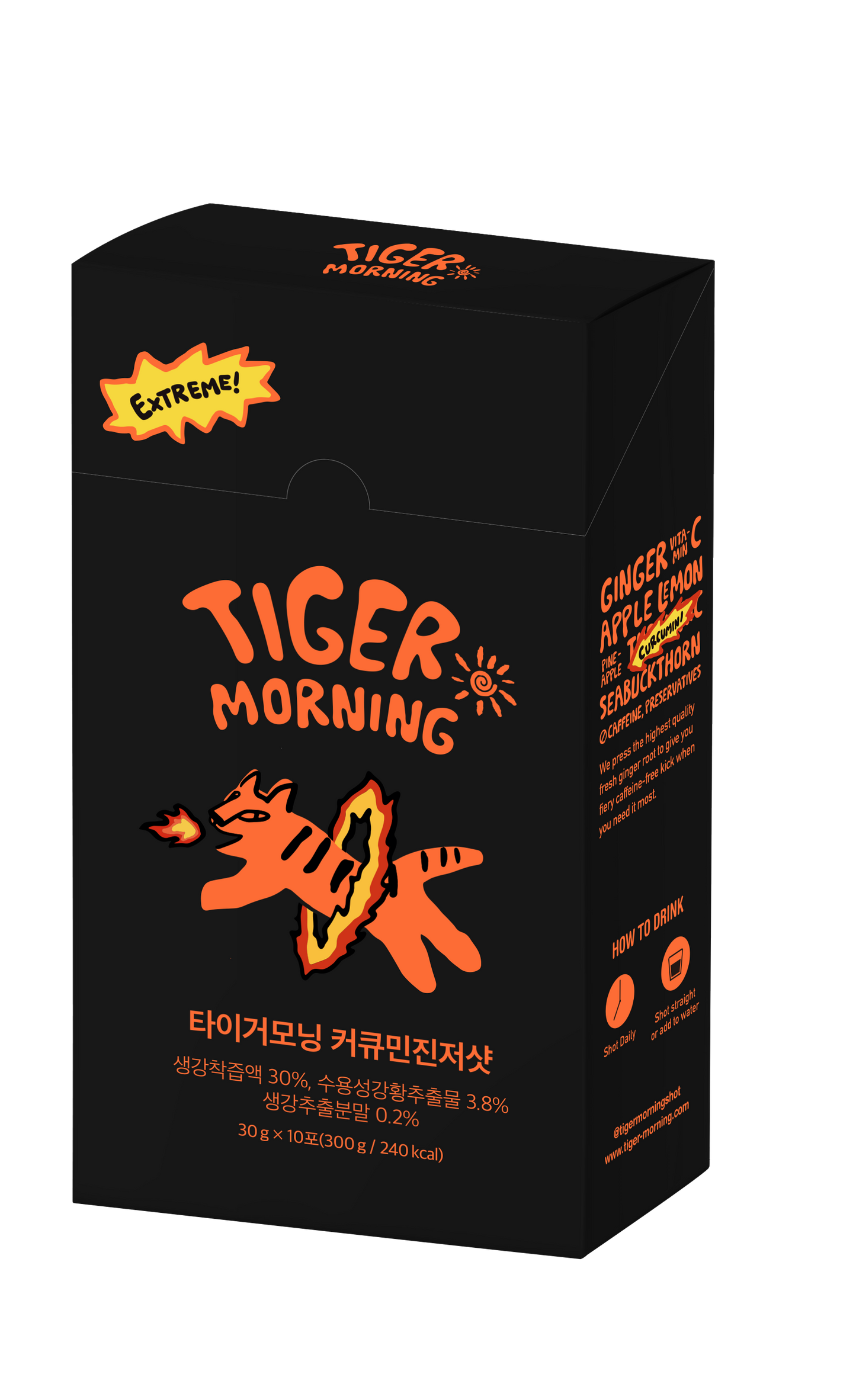 Tigermorning – Tigermorning Curcumin Ginger Shot Extreme 30g x 10 Sticks