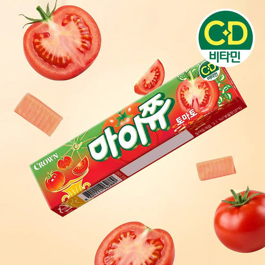 Crown MyChew Stick Tomato Flavor 44g – Korean Chewy Candy