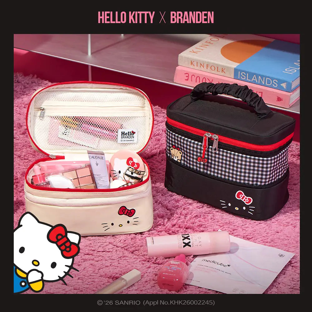 Branden Hello Kitty Makeup Pouch – Cute Cosmetic Storage Bag