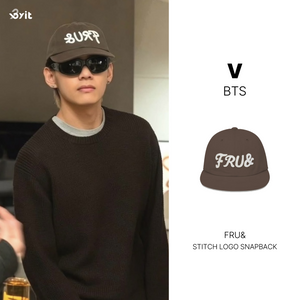 FRU& - STITCH LOGO SNAPBACK (5 Color) [BTS V Wear]