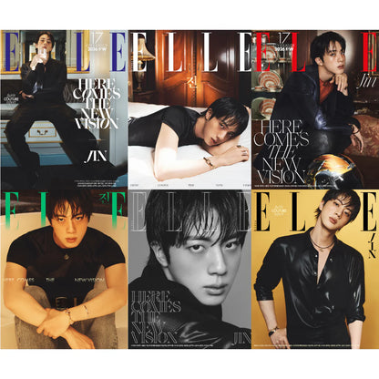 BTS JIN - ELLE Magazine 2026.8 Magazine (6type)