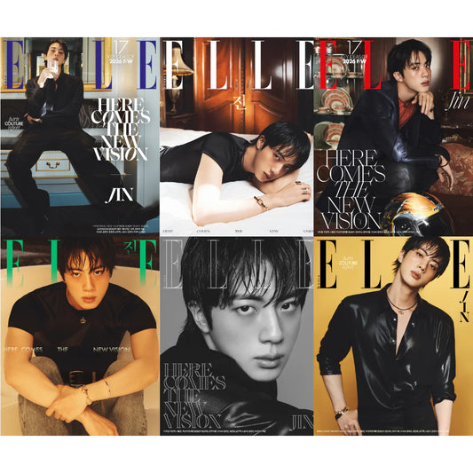 BTS JIN - ELLE Magazine 2026.8 Magazine (6type)