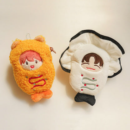 10cm Plush Doll Clothes – Shrimp Tempura & Oyster Plush Doll Outfit